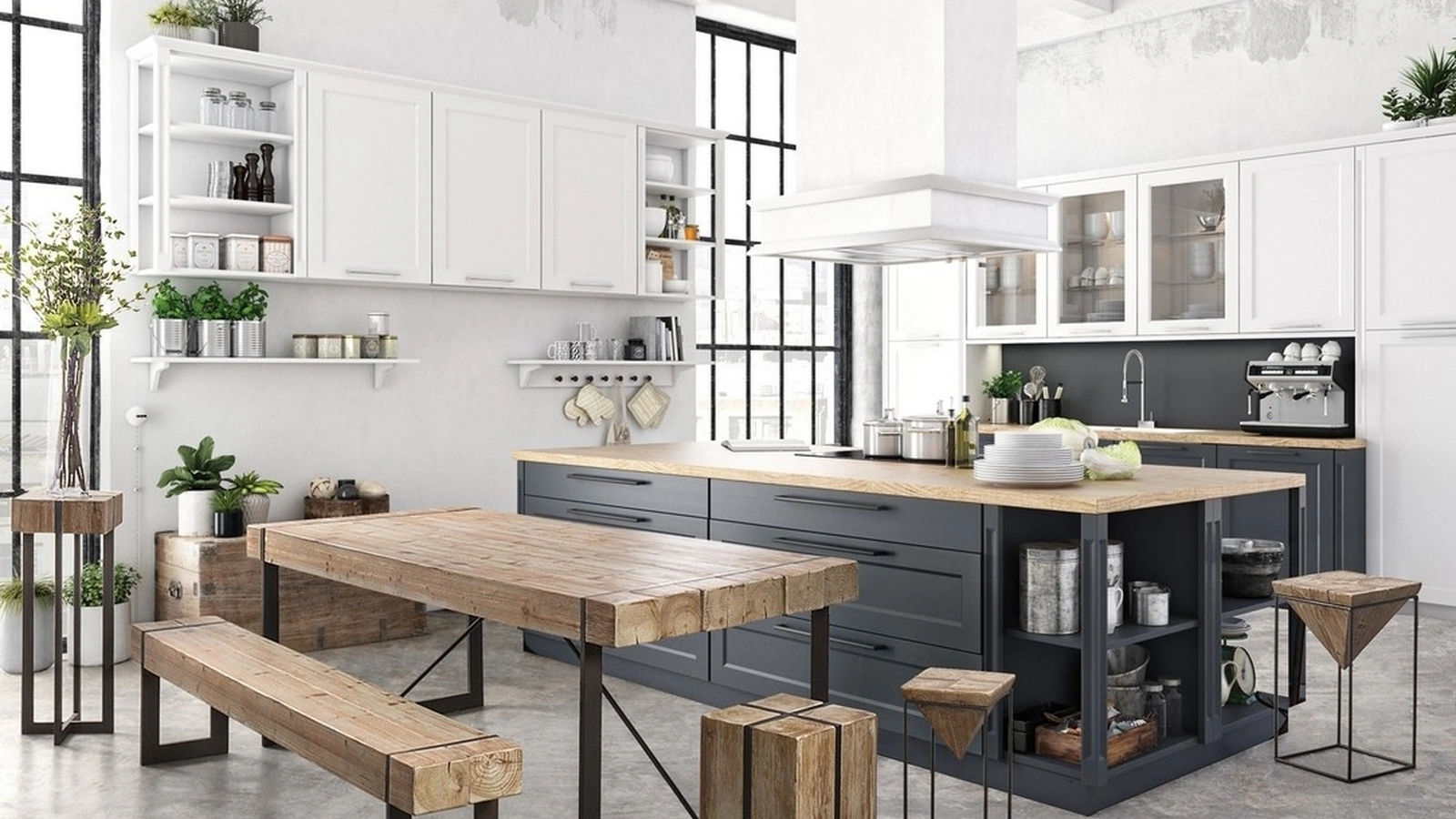 Tavolo in legno Garrett di Bizzotto