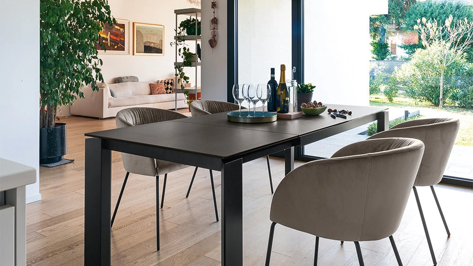 Tavolo allungabile Gate di Connubia