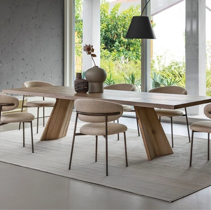 Tavolo rettangolare Icaro in rovere di Calligaris