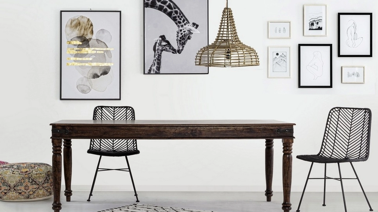 Tavolo in legno Jaipur di Bizzotto