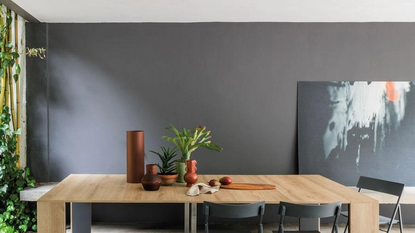 Consolle allungabile con top e cinque allunghe realizzate in laminato ecologico Leonardo di Pezzani