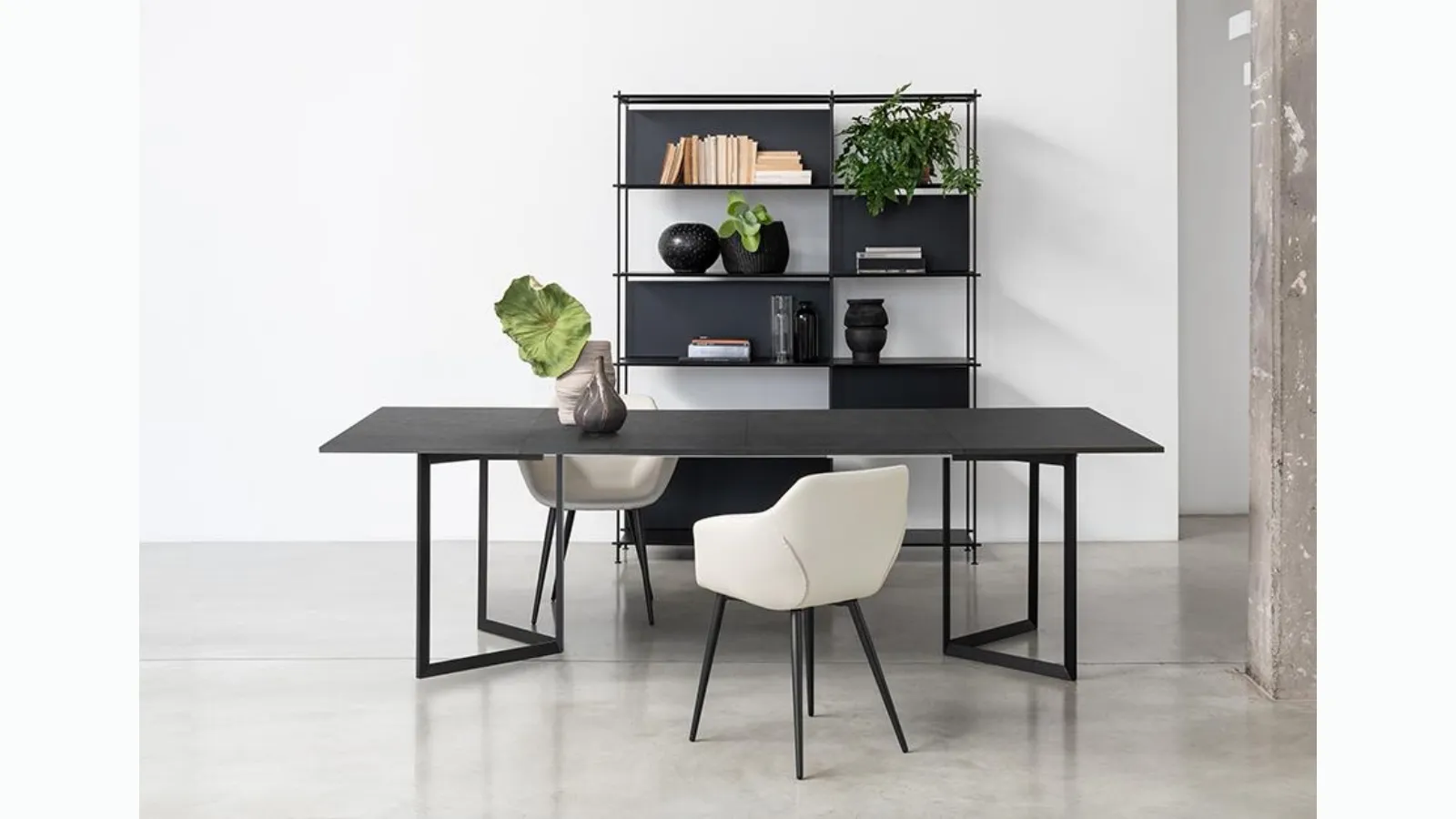 Tavolo quadrato Lupin XL di Pezzani