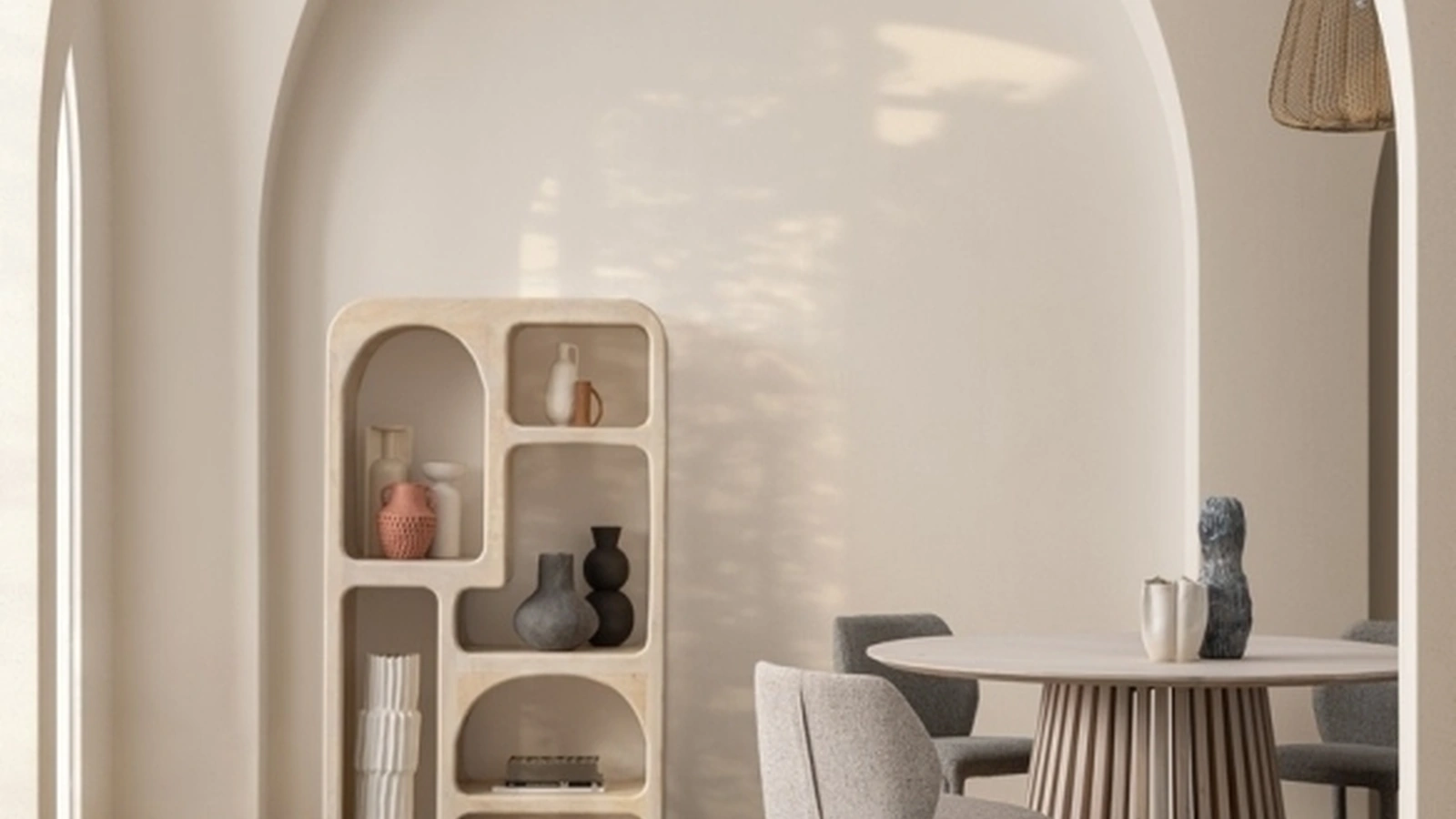 Tavolo rotondo in legno Odion di Bizzotto