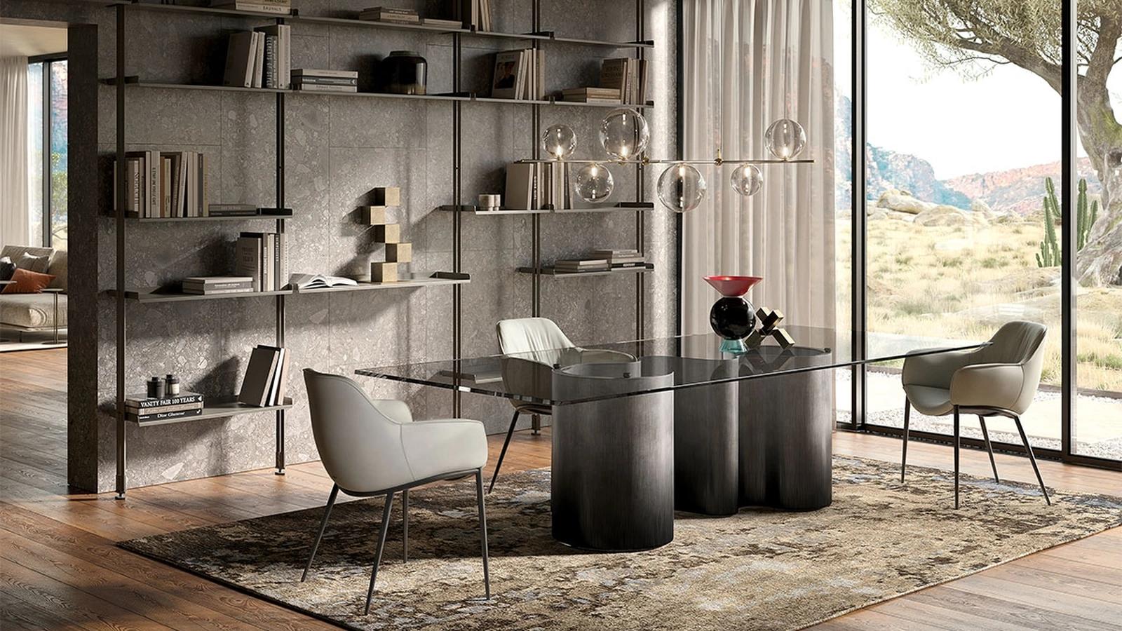 Tavolo Papel Glass di Cattelan Italia