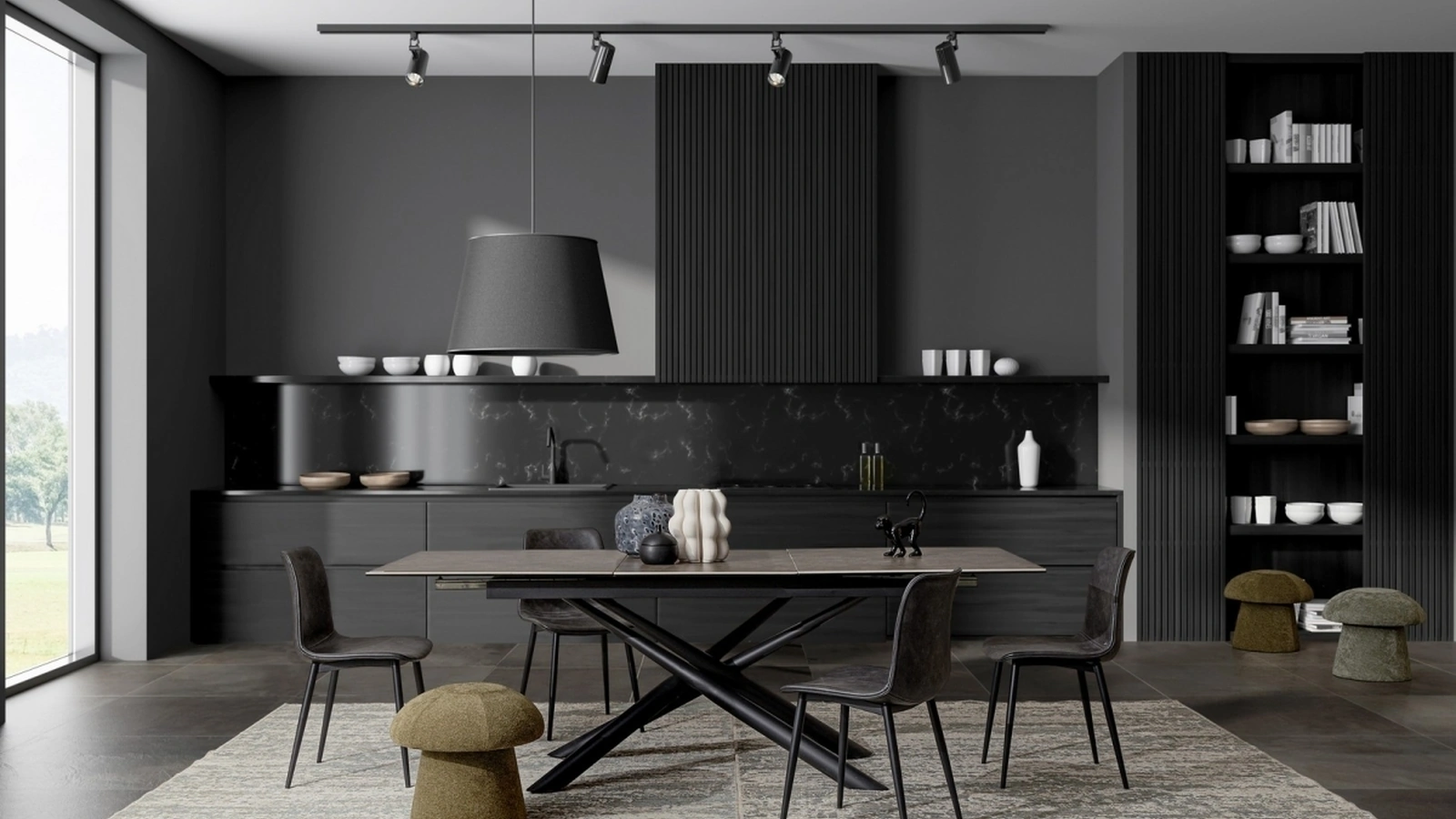 Tavolo allungabile Seyfert di Bizzotto