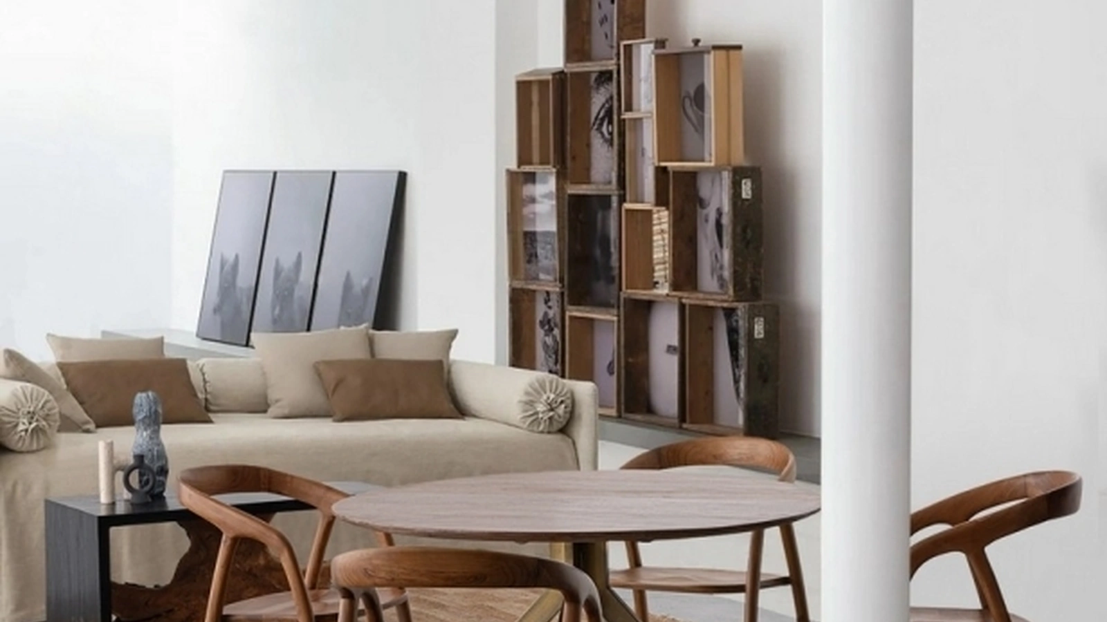 Tavolo in legno e acciaio Sherman di Bizzotto