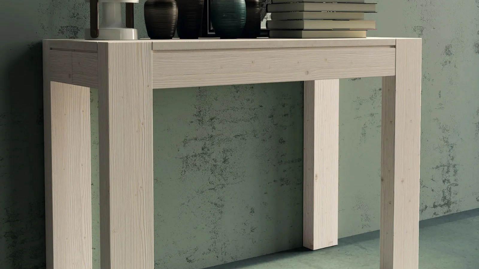 Tavolo consolle allungabile Zen di Fratelli Mirandola