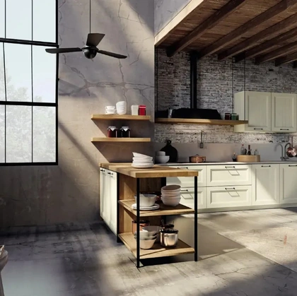 Cucina Moderna con penisola Charme di Fratelli Mirandola