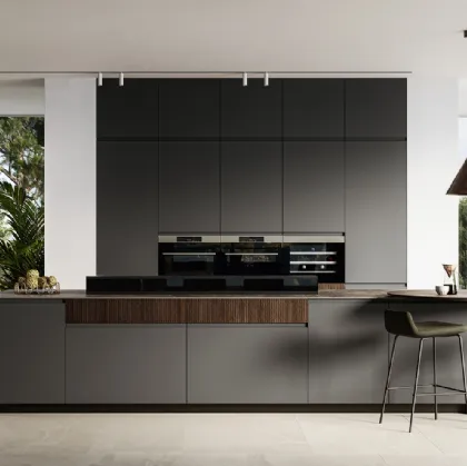 Cucina Moderna con isola Glass 2|0 04 di Arredo3