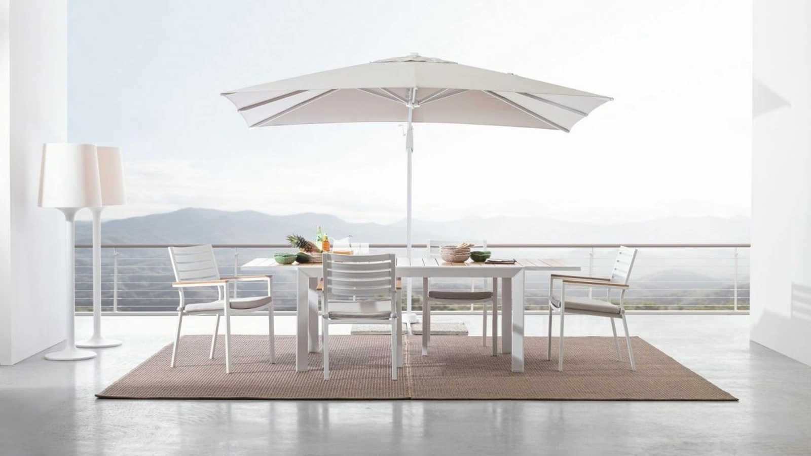 Tavolo Belmar in alluminio di Bizzotto