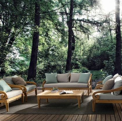 Arredo da esterno in Teak Karuba di Bizzotto