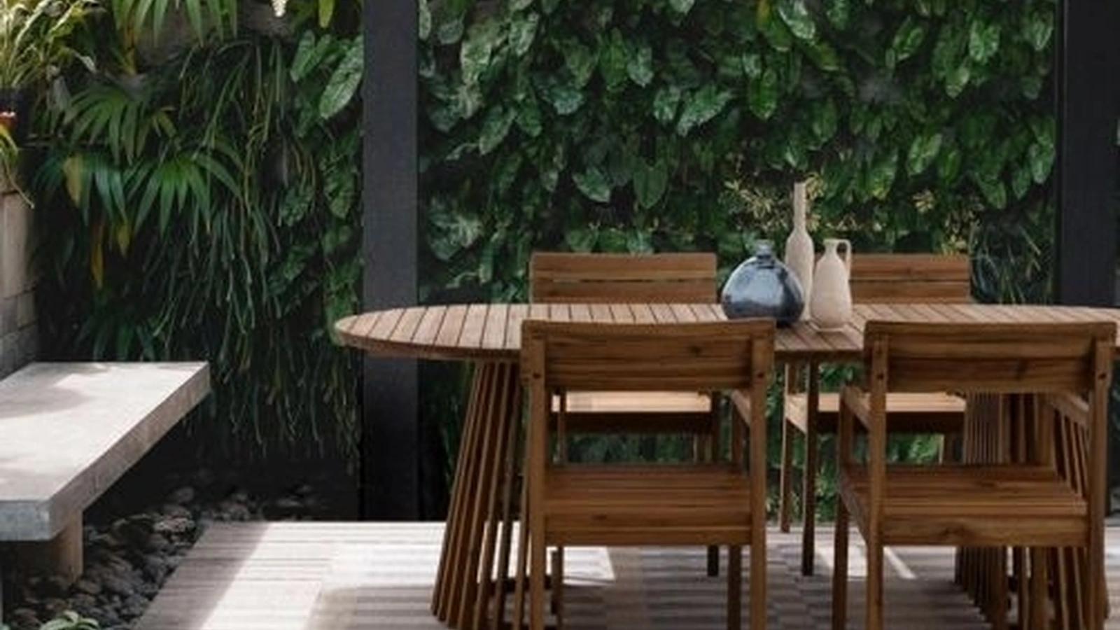 Sedia Rodano in legno di acacia di Bizzotto