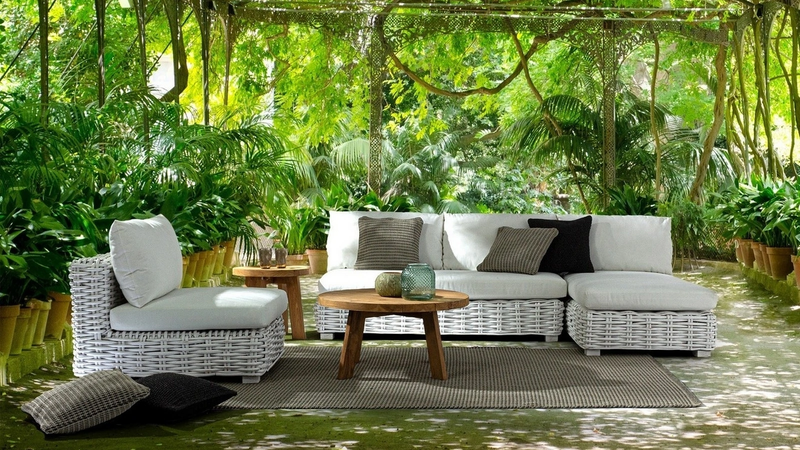 Tavolino in Teak riciclato Bolivar di Bizzotto