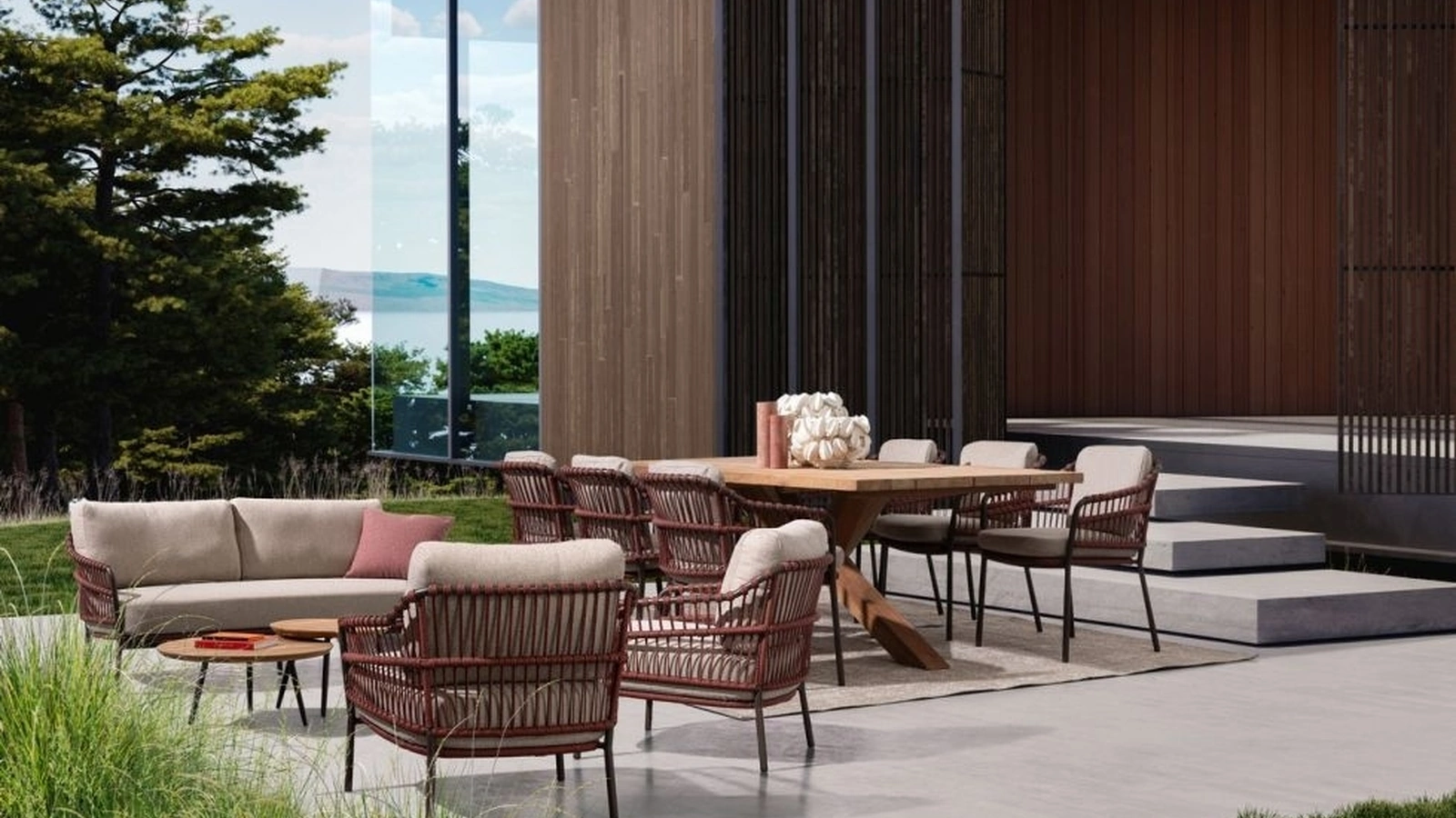 Tavolo Jersey in teak di Bizzotto