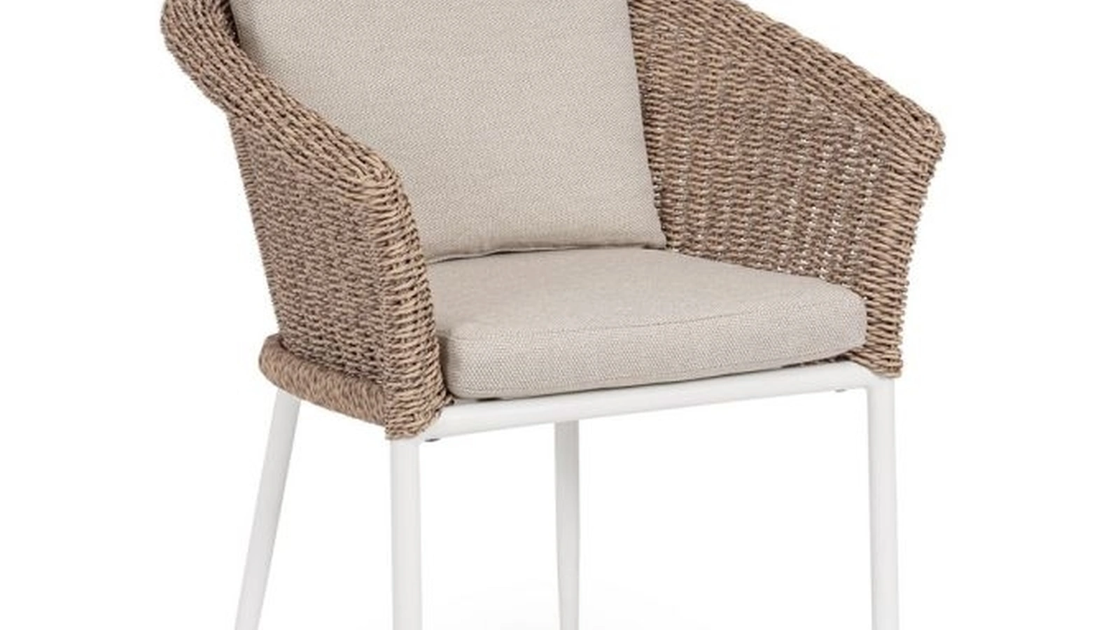 Sedia Oceana rivestita in fibra sintetica di Bizzotto