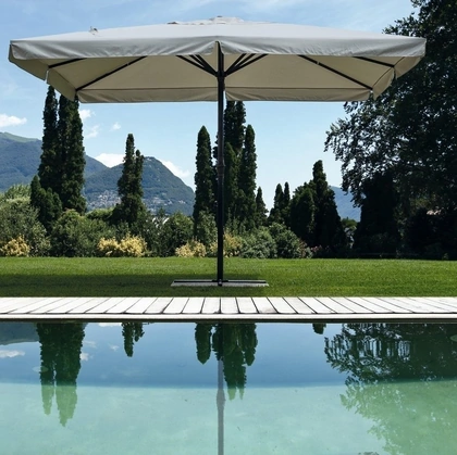 Ombrellone in alluminio Alghero di Bizzotto