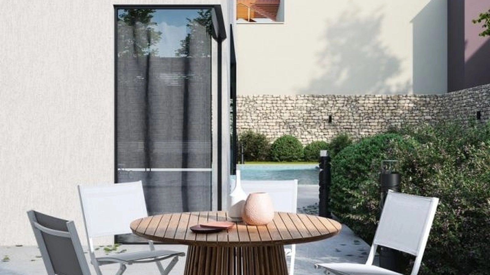 Tavolo rotondo in legno Rodano di Bizzotto