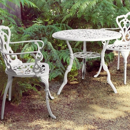 Tavolo e Sedie Victoria in alluminio di Bizzotto