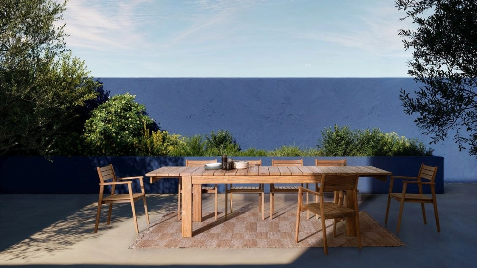 Tavolo Zorritos in teak riciclato di Bizzotto