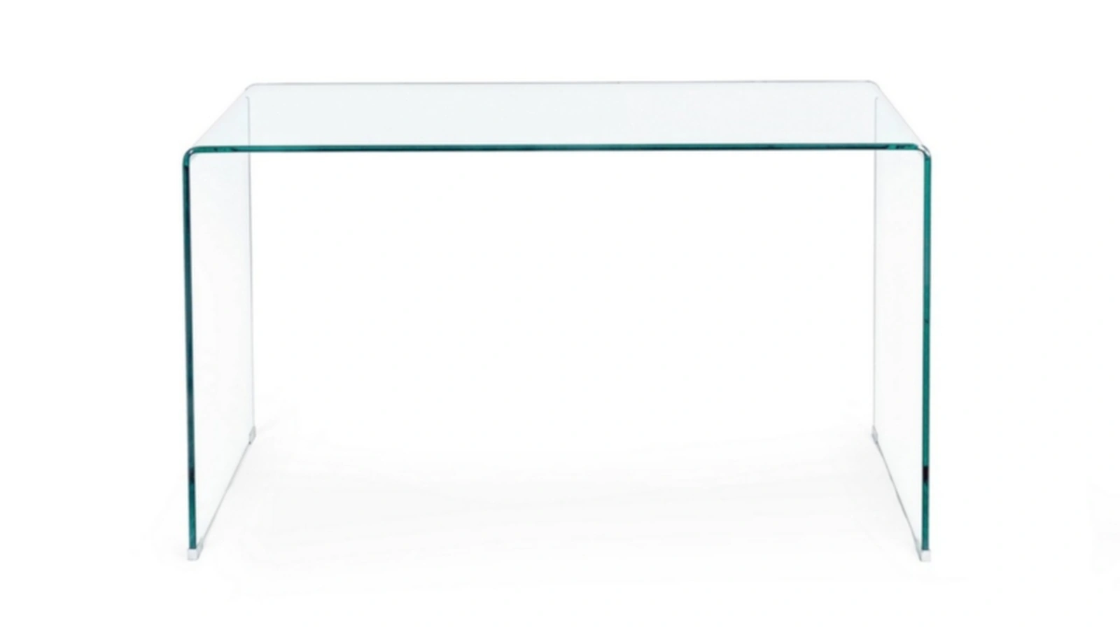 Scrivania operativa in vetro Iride di Bizzotto