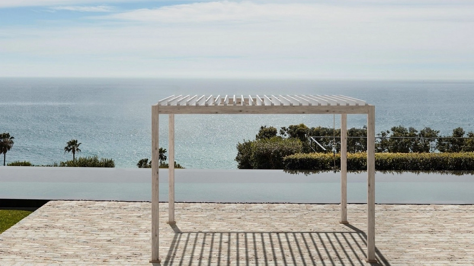 Pergola Ocean Rustic Bianco di Bizzotto