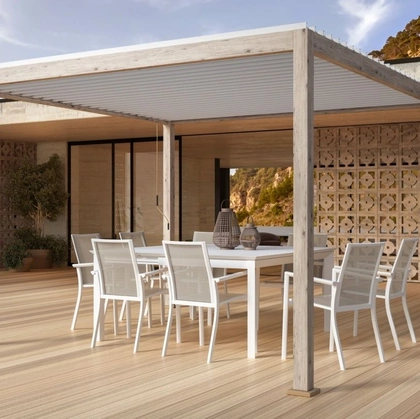 Pergola Ocean Rustic Bianco di Bizzotto