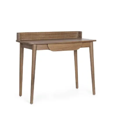 Scrivania Operativa con top in ceramica e base in metallo Run Keramik di Cattelan Italia