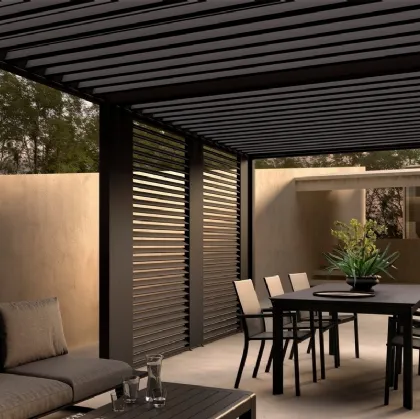 Pergola Ocean Natural Antracite di Bizzotto
